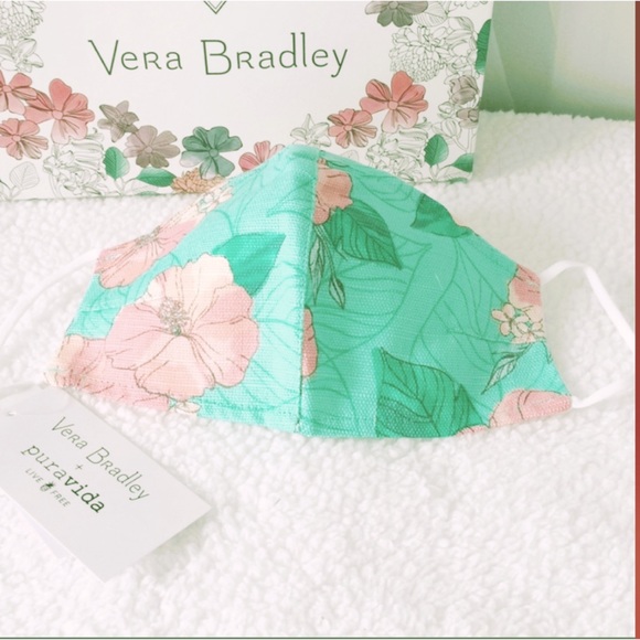 Vera Bradley Tropical Blue Mask - Picture 2 of 5